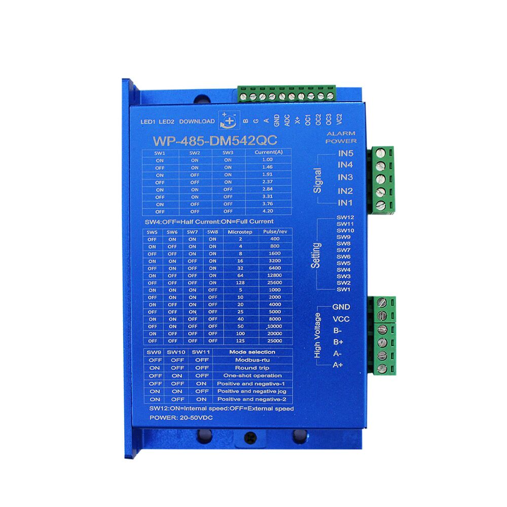 一體化步進(jìn)電機(jī)驅(qū)動控制器 單軸 WP-485-DM542QC
